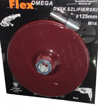 KOTÚČ NA VELCRO PRIEMER 125mm NA BRÚSKU A VŔTAČKU