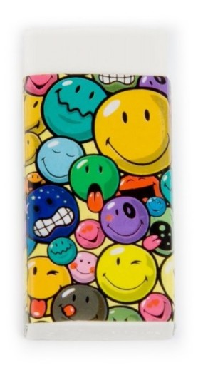 SMILEY Guma na ceruzku na mazanie smajlíkov