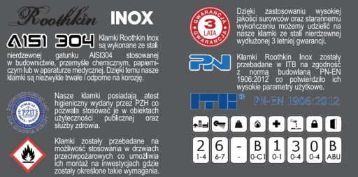 Rozeta pre vložku, nehrdzavejúca oceľ, okrúhla R1