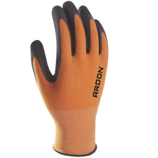PETRAX Nylonové latexové pracovné rukavice, 2 páry, veľkosť 9