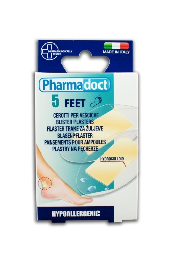 Pharmadoct Hydrokoloidné náplasti na pľuzgiere 5 ks