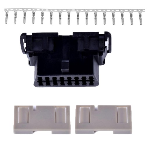 AUTO OBDII KONEKTOR OBD2 MONTÁŽNA ZÁSUVKA II