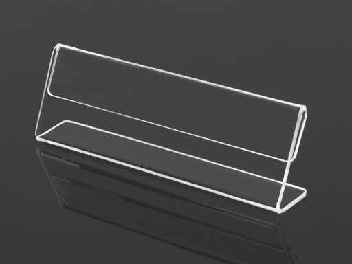 STOJAN typ L pre CENY POPIS CENNÍK 100x30 mm PLEXI