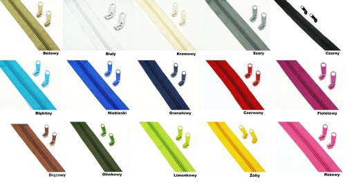 Zips Zipsová PÁSKA 5mm 10m +20 strojčekov FIALOVÁ
