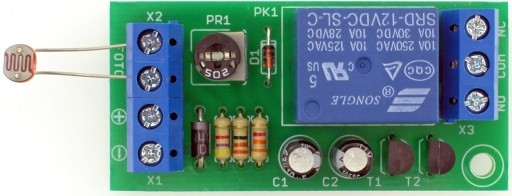 Automatický súmrakový spínač, DIY, AVT1476 B
