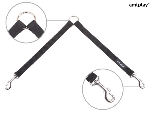 amiplay Dvojdielny lanyard Basic S Black