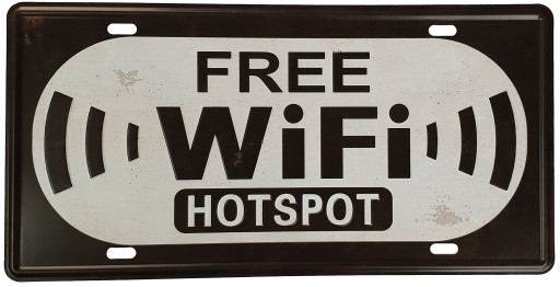 DEKORAČNÁ PLACHTA 30x15cm WiFi TABUĽKA ZDARMA
