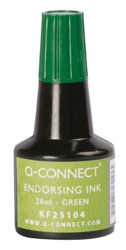Pečiatkovací atrament Q-CONNECT 28ML ZELENÝ