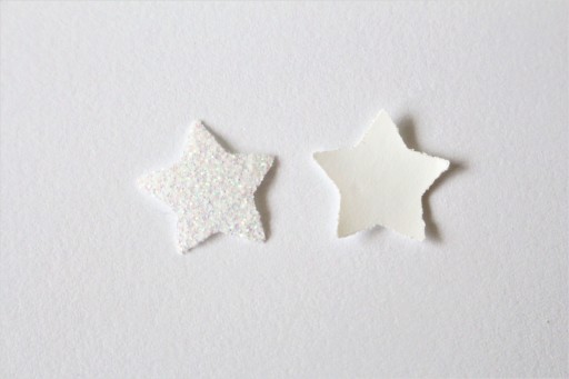 Termo nažehľovacia aplikácia biela 15x15mm 10 ks