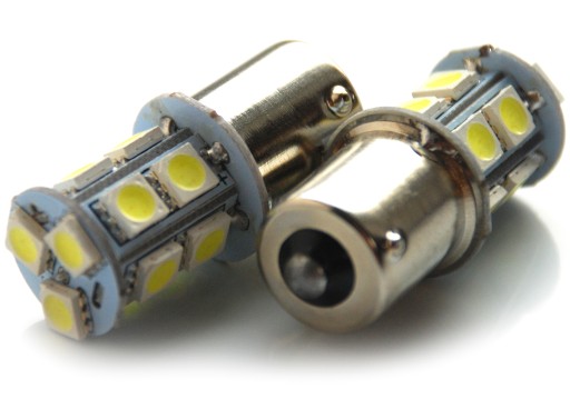 LED žiarovka 13 SMD 5050 P21W BA15S R5W R10W 12V