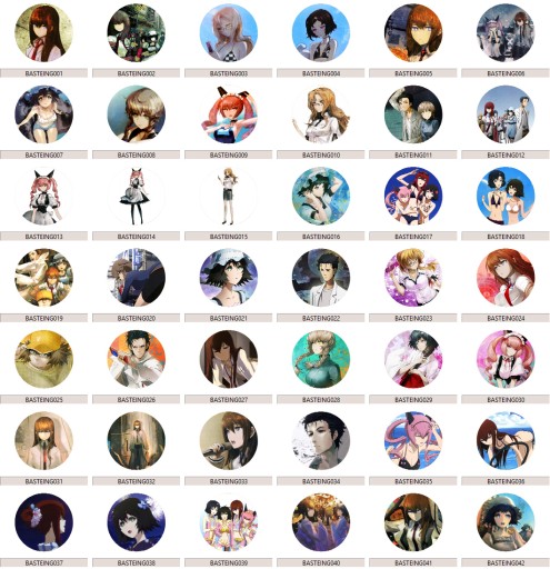 Manga Steins;Gate Steins Brána kolíky VEĽKÝ VÝBER