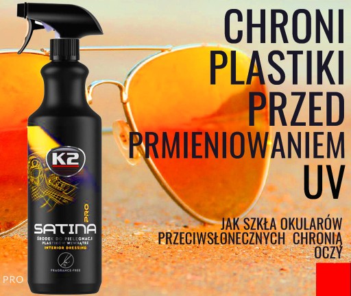 K2 SATINA PRO KOKPIT DRESSING, Bez vône, 1L