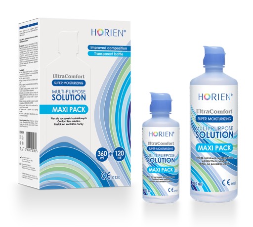 HORIEN ULTRA COMFORT MAXI BALENIE 360ML+ 120ML TEKUTINY NA KONTAKTNÉ ŠOŠOVKY