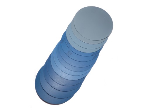 SADA VODNÝCH PAPIEROVÝCH VELCRO DISKOV 75mm P800-P3000