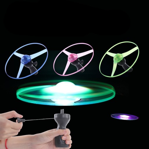 Lietajúci UFO prsteň + LED + odpaľovač HIT LETO