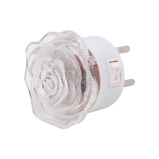 LED NOČNÁ LAMPA ZAPOJITEĽNÁ DO ZÁSUVKY PRE DETI, RUŽA