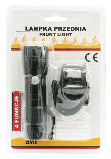 Hliníkové predné svetlo na bicykel 9 x LED 68418