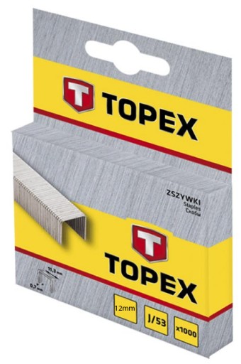 Spony typu J, 12 mm, 1000 ks.