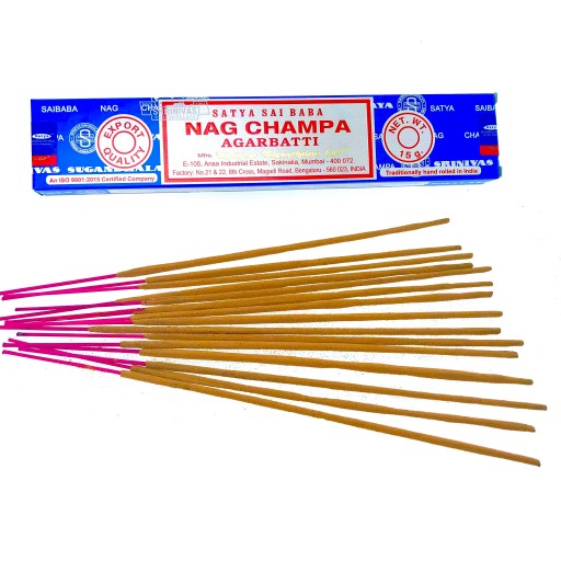 NAG CHAMPA SATYA KADIDLÁ Z INDIE 12 kusov