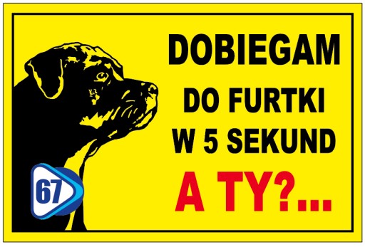 TANIER BAD DOG 20x30cm dibond doska 5 sekúnd
