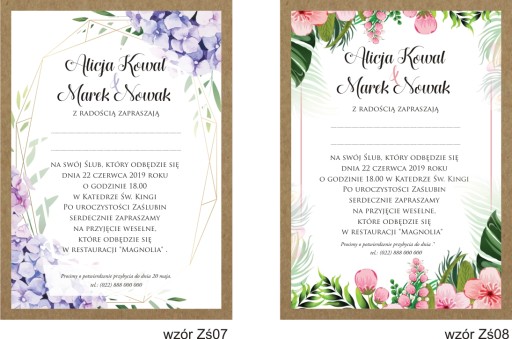 SVADOBNÉ POZVÁNKY BOHO SVADBA, KVETOVÁ + OBÁLKA