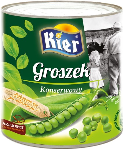 Konzervovaný maďarský hrášok 420g Kier
