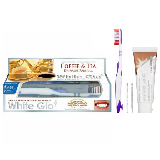 Zubná pasta White Glo odstraňuje usadeniny z kávového čaju