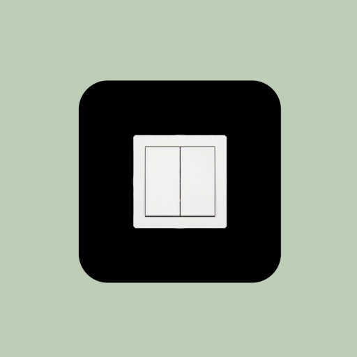 NÁLEPKA pod kontaktnú zásuvku SWITCH SQUARE do obývačky