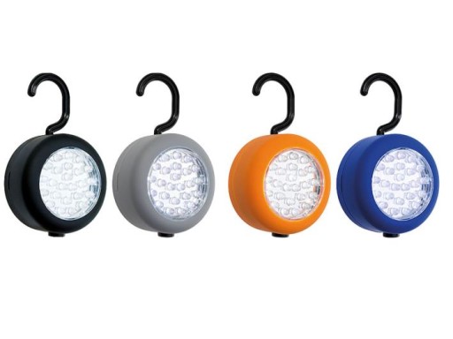 Okrúhle prenosné svietidlo s 24 LED diódami DR-LLO-01