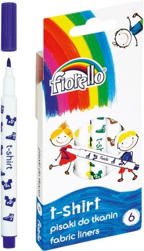 Fixky FIORELLO na látky, 6 farieb