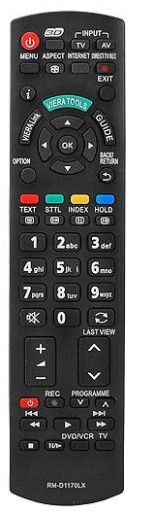 DIAĽKOVÝ OVLÁDAČ LCD TV PANASONIC RM-D1170 INTERNET + ZADARMO