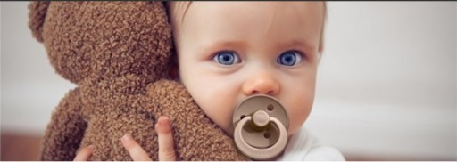 BIBS gumový upokojujúci cumlík Hevea S 0+ BLUSH