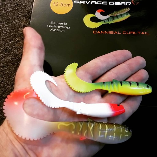 SAVAGE GEAR CANNIBAL CURL TAIL GUMA _ 12,5cm