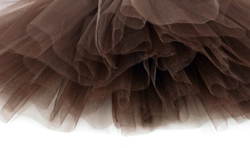 #TYLOVÁ SUKŇA TUTU SUKŇA 30cm hnedá