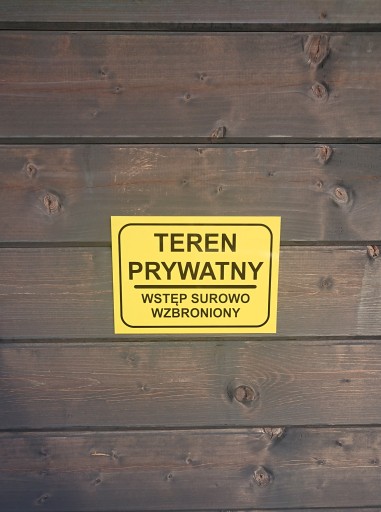 INFORMAČNÁ TABUĽA PRIVÁTNY PRIESTOR