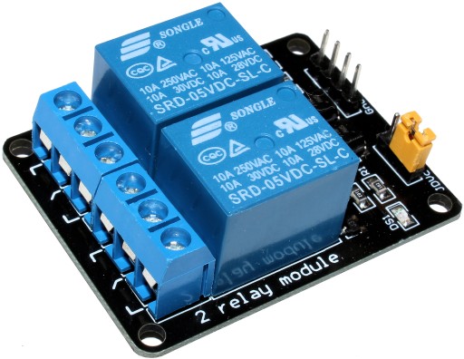 2-KANÁLOVÝ RELÉOVÝ MODUL 5V AVR ARDUINO ARM 10A