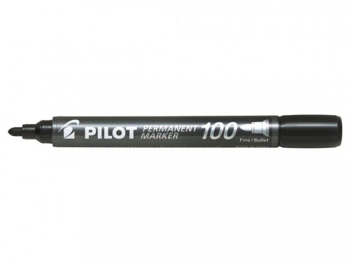 PILOTNÝ PERMANENTNÝ ZNAČOVAČ SCA-100 ČIERNY okrúhly
