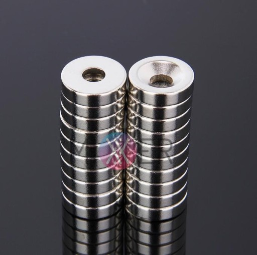 Neodymový magnet 15x3 krúžok s otvorom 5ks