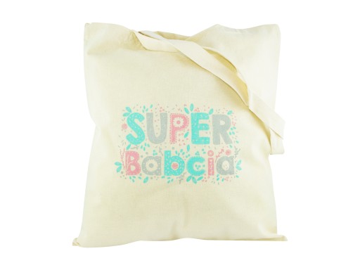 Bavlnená darčeková nákupná taška - Super Babička