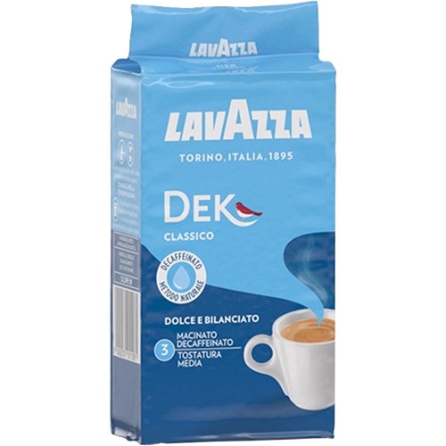 Lavazza Dek Talianska mletá káva bez kofeínu 250g
