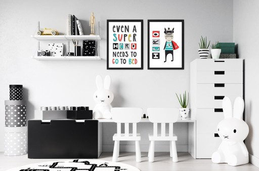 Obrazový plagát formátu A4, grafika pre deti
