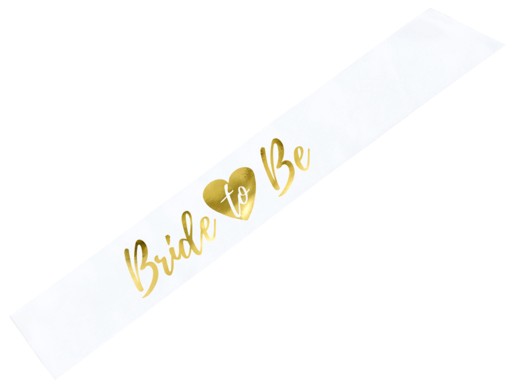 BRIDE TO BE SATIN BRIDGE PARTY SASH-3972