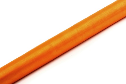 Organza organza hladká 36cm - 9m - ORANŽOVÁ