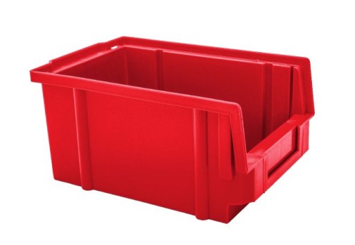 ZÁSOBNÁ NÁDOBA 199x135x100 TYP 1 červená