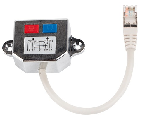 ADAPTÉR LAN SPLITTER 2x RJ45 FTP Splitter