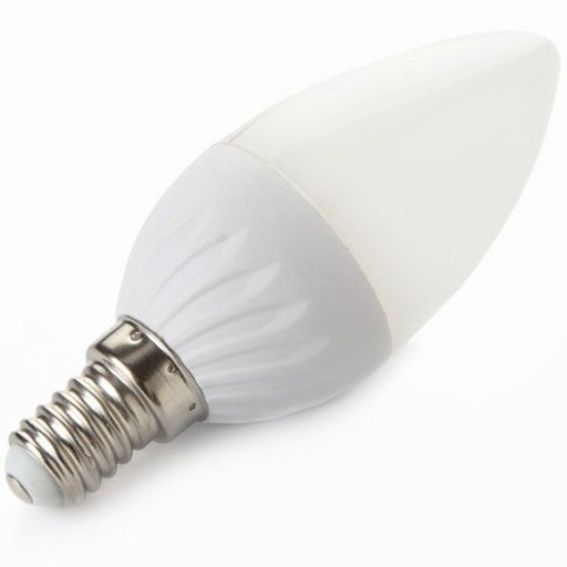 JAK 45W - LED SVIEČKOVÁ SVIEČKOVÁ žiarovka SMD 5W E14 neutrálna LED