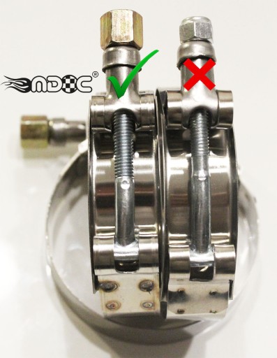 MDC T-Clamp svorka medzichladiča 76-84mm svorka z nehrdzavejúcej ocele