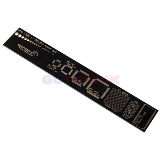 Pravítko 15 cm PCB čierne