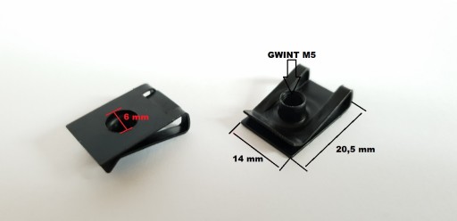KOLÍKOVÉ MATICE UPEVŇOVACIE SKRUTY PODLAHY 5 mm M5