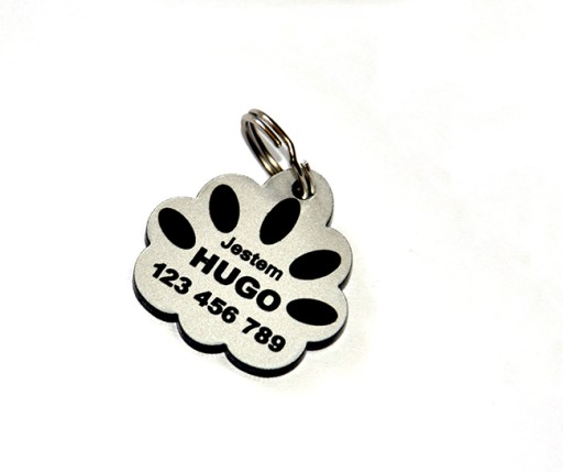 ID tag Adresný lístok pre PSOV, MAČKY, obojstranný!